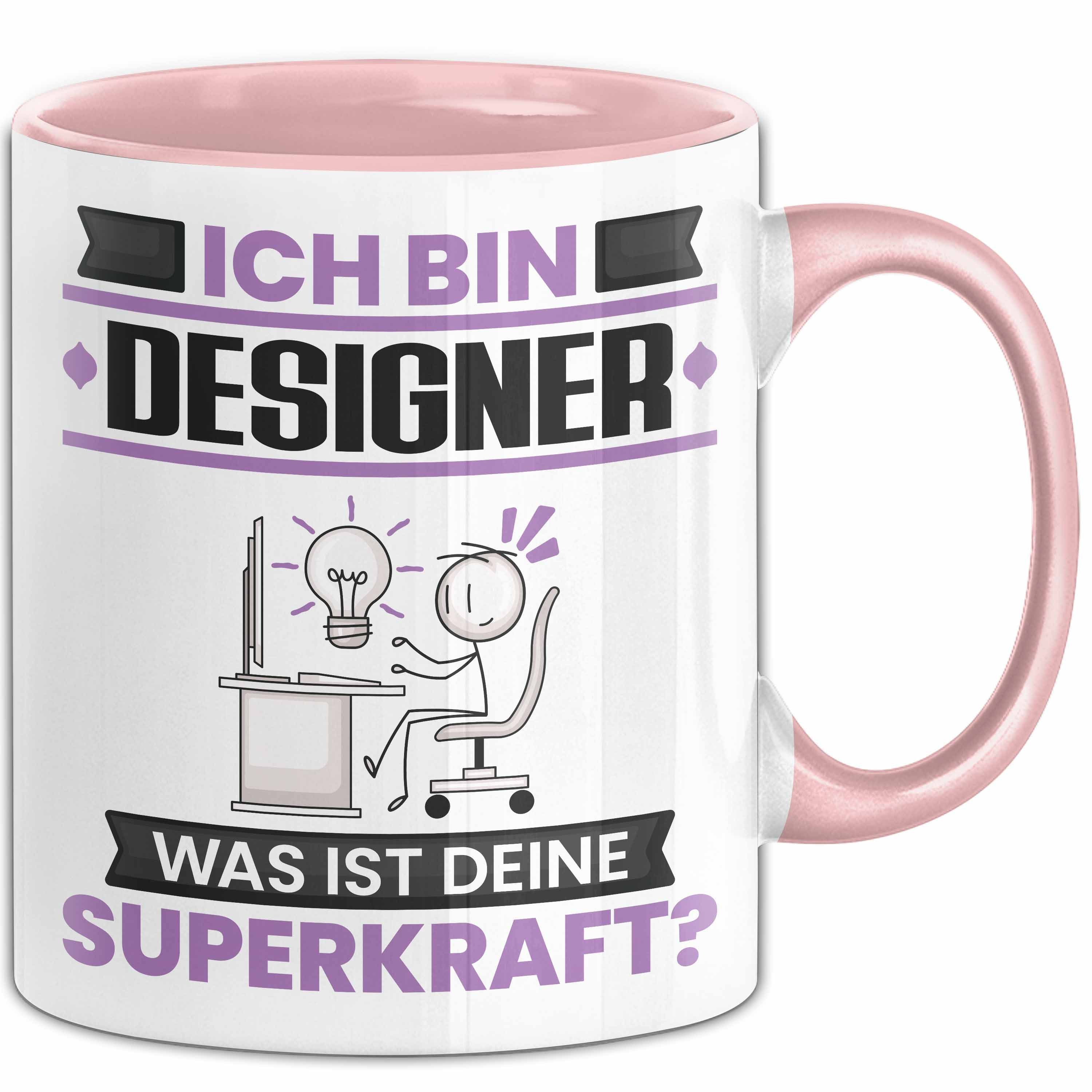 Trendation Tasse Designer Tasse Geschenk für Designer Geburtstag Lustiger Spruch Kaffee, Keramik