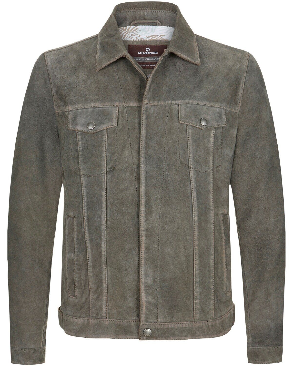 Milestone Lederjacke Velourslederjacke MS-Juliano günstig online kaufen