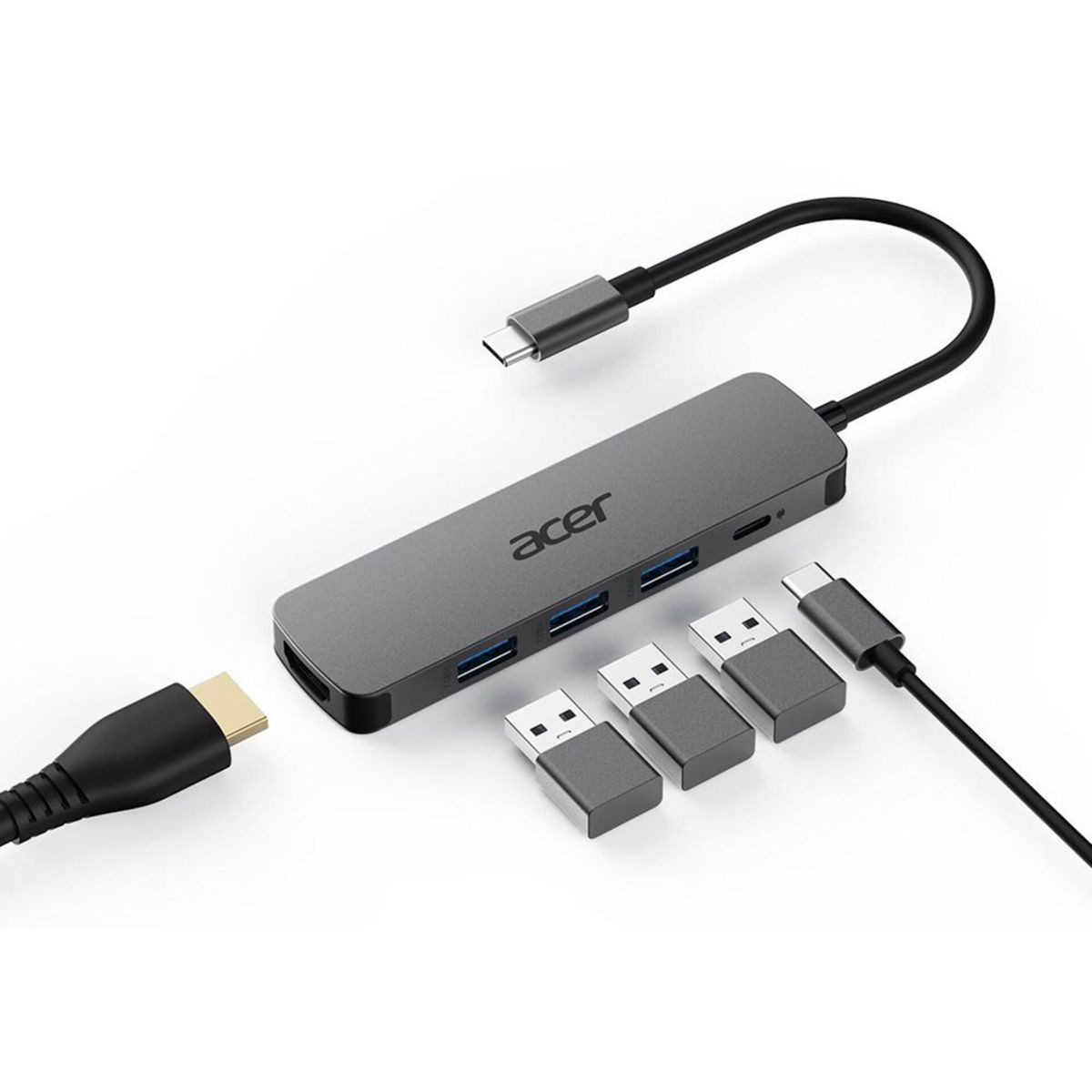 Acer Type C Dongle 5 in 1 Netzwerk-Switch