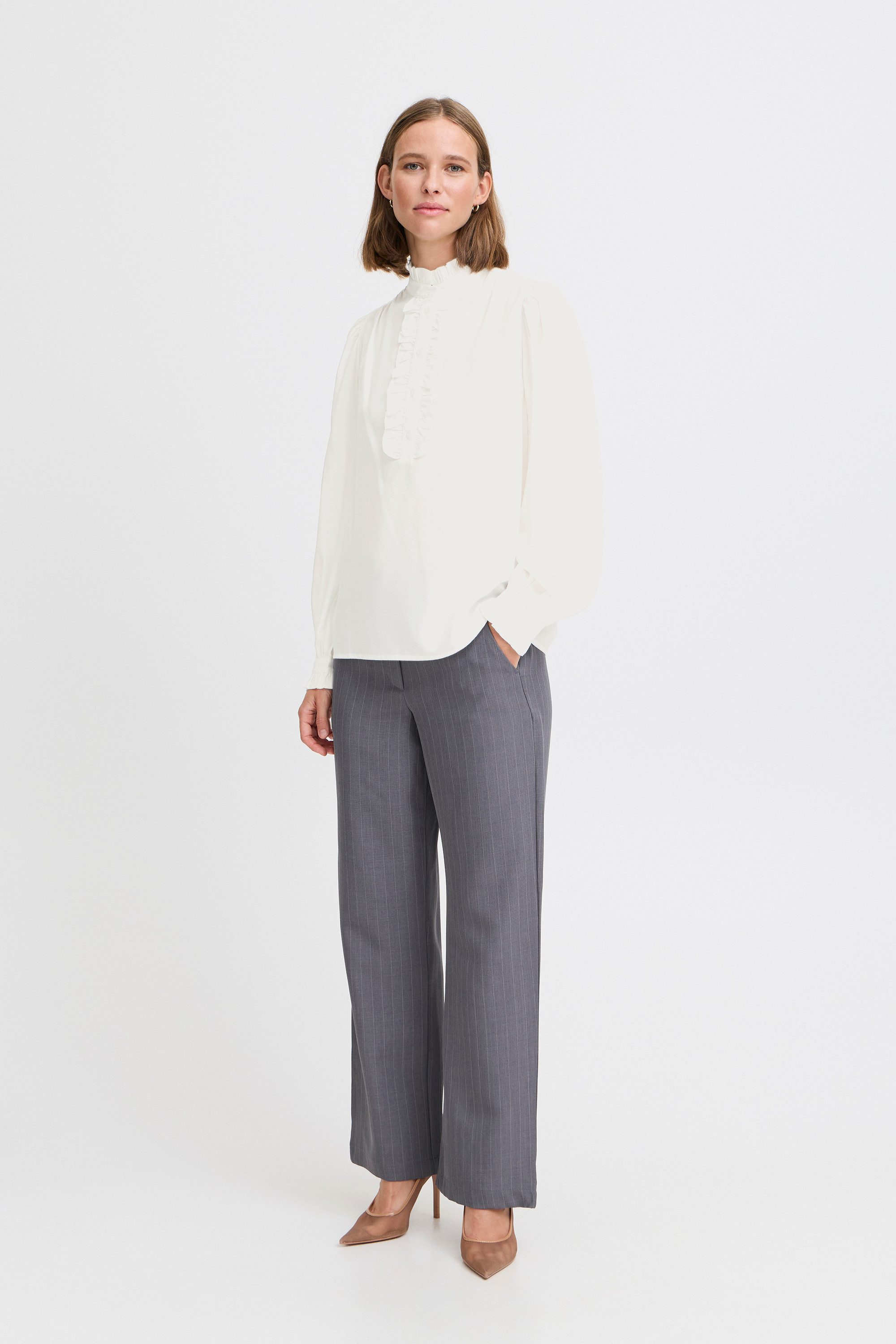 b.young Kurzarmbluse Kurzarm-Bluse BYFENJA