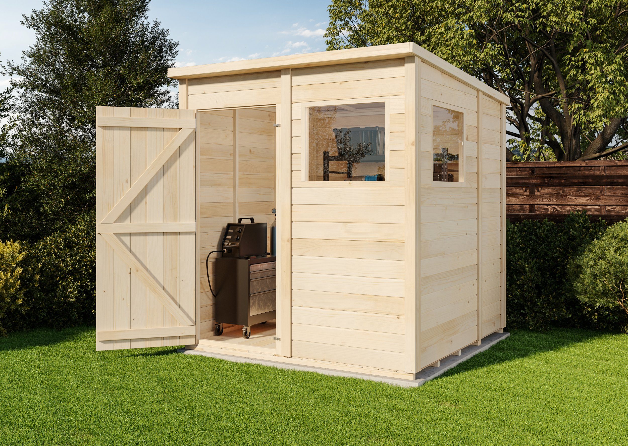 StoreHaus Gerätehaus Stefano, BxT: 186,2x186,2 cm günstig online kaufen