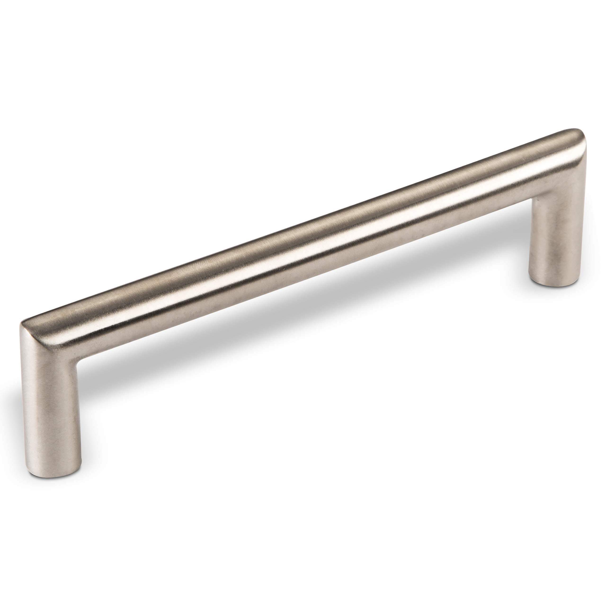 SO-TECH® Möbelgriff Stangengriff E11, echt Edelstahlrohr gebürstet (1-St), Bohrlochabstand: 128 mm inkl. M4 Befestigungsschrauben