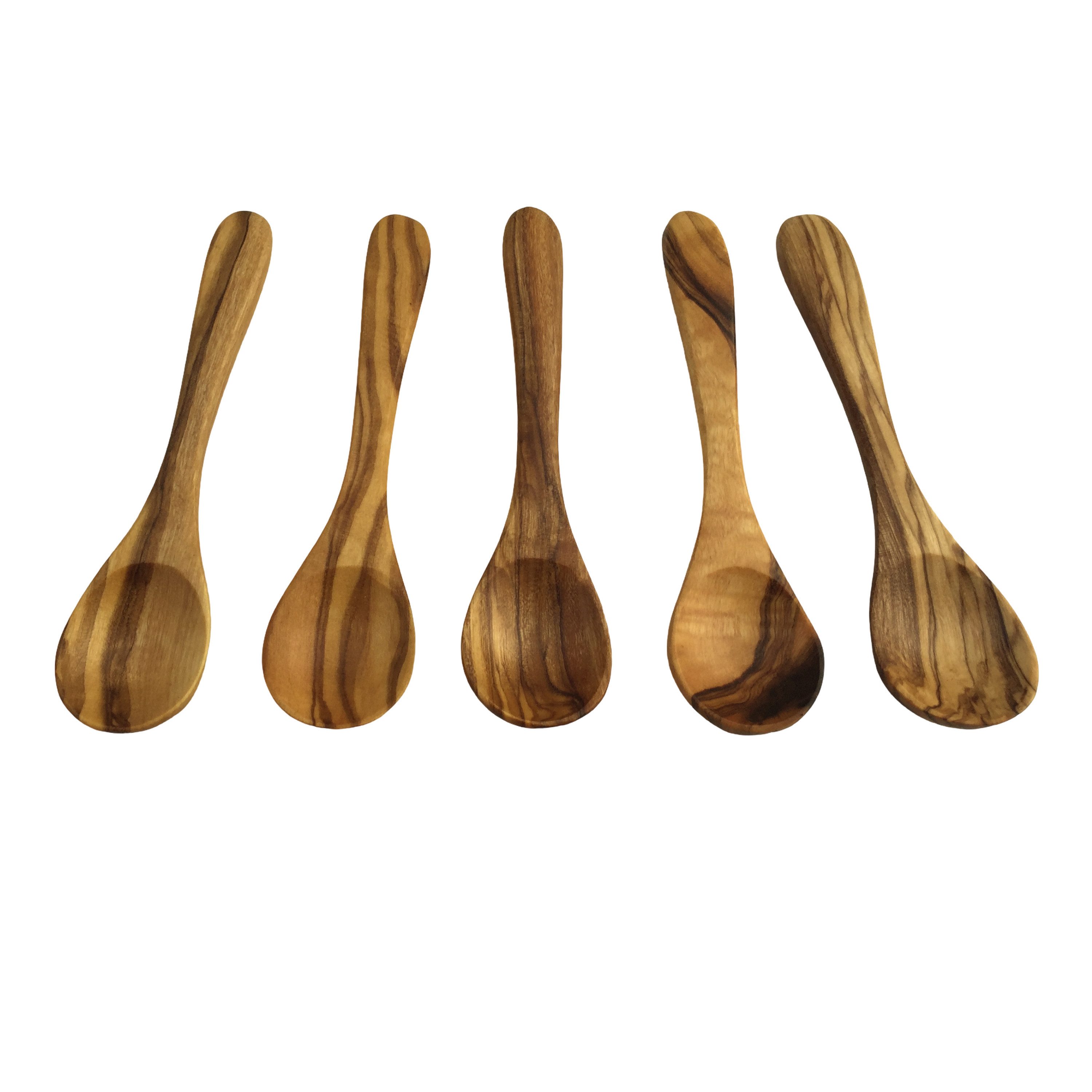 medina mood Messlöffel Mini Löffel "Piccolo" 9 cm in 5er Set Dosierlöffel aus Olivenholz, (1-St) – Bild 2 von 5