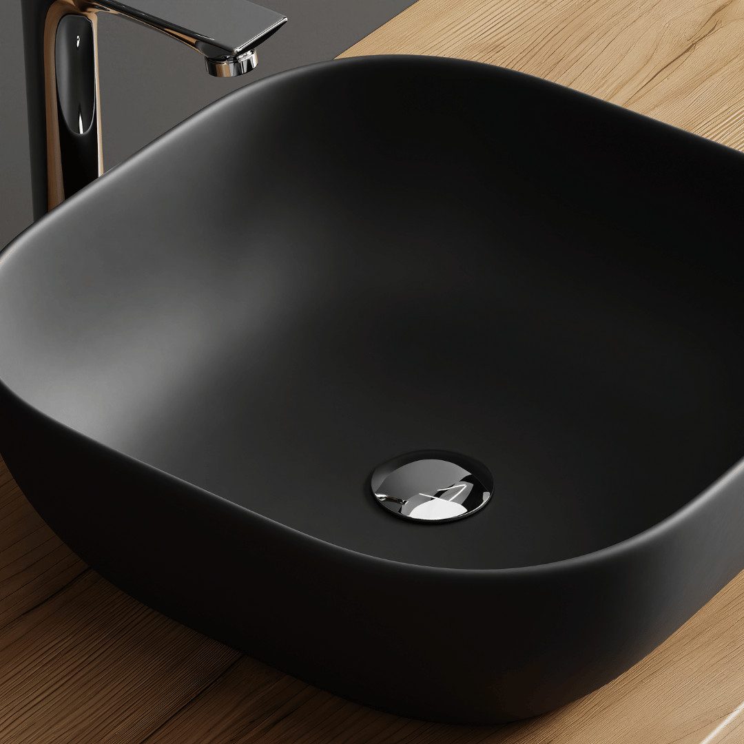 Planetmöbel Aufsatzwaschbecken Waschbecken 42 cm (Badezimmer Aufsatzwaschbe günstig online kaufen