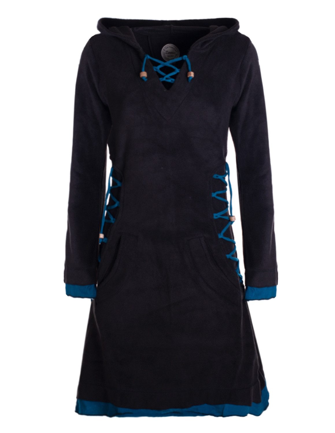 Vishes Zipfelkleid Extra warmes Damen Elfenkleid günstig online kaufen
