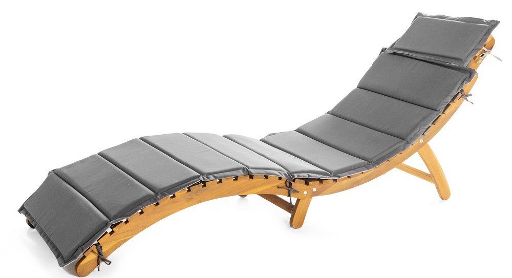 CHILLROI Gartenliege Sonnenliege Holzliege Faltbare Gartenliege günstig online kaufen