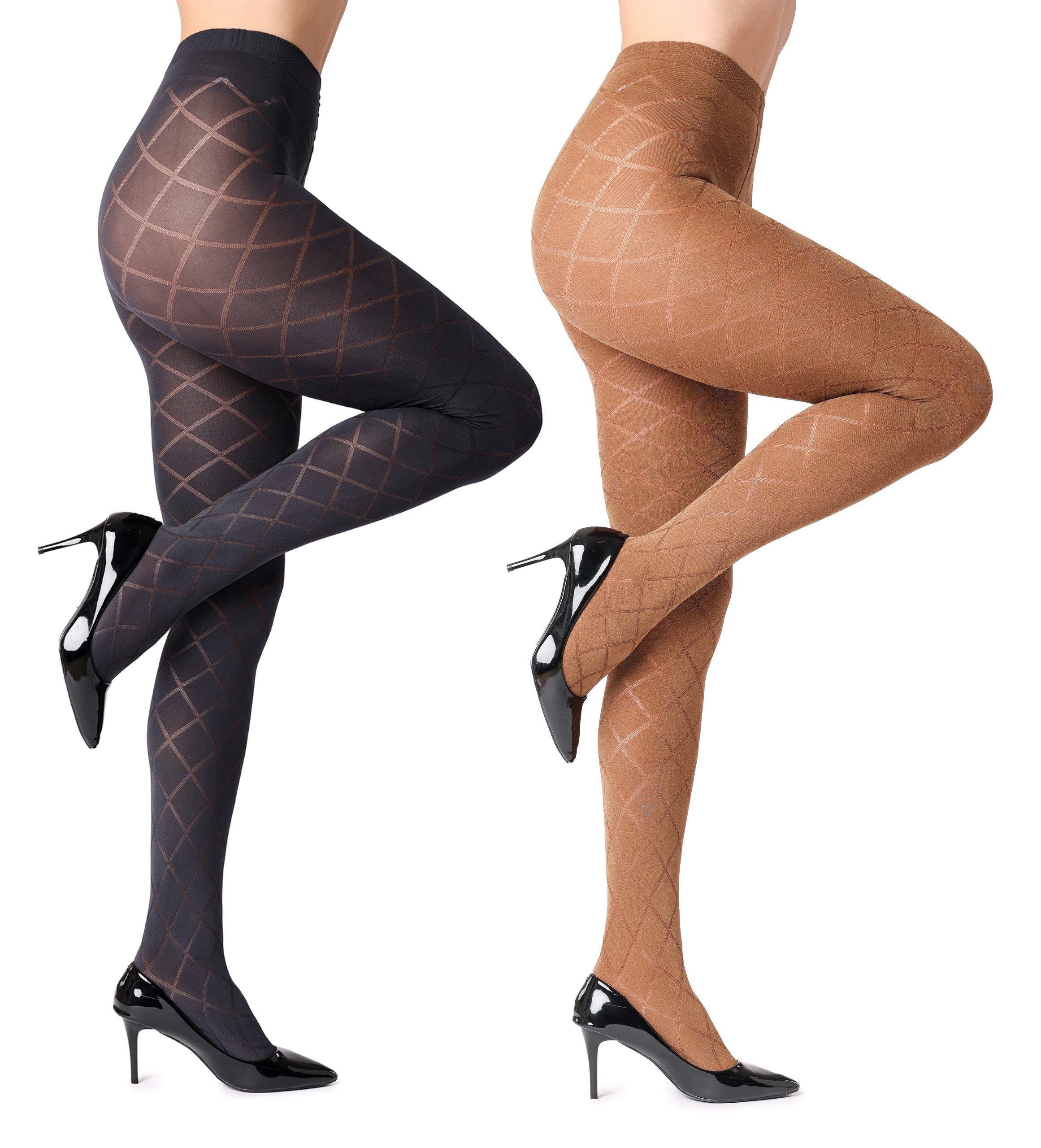 Merry Style Strumpfhose 2er Pack Damen blickdichte Strumpfhose MS 328 60 DEN 60 DEN (1 St)