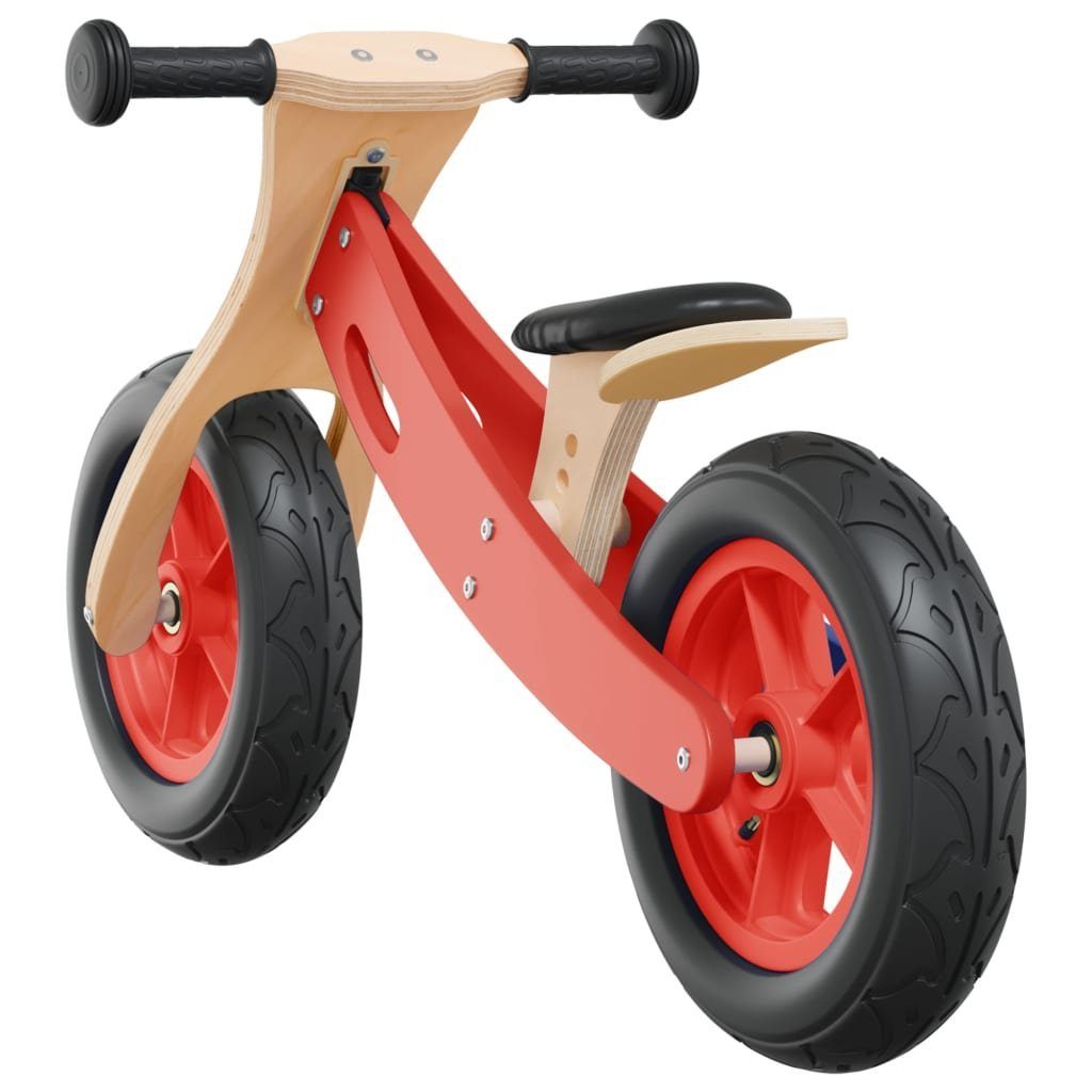 für Kinder Luftreifen Tretfahrzeug vidaXL mit Laufrad Rot