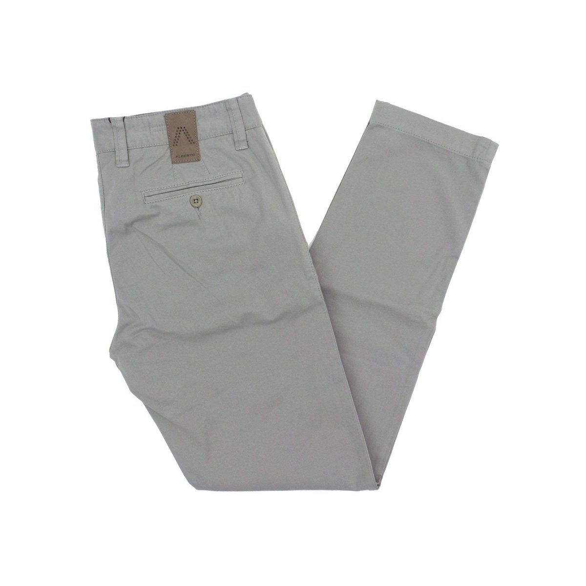 Alberto 5-Pocket-Jeans (1-tlg) hell-grau