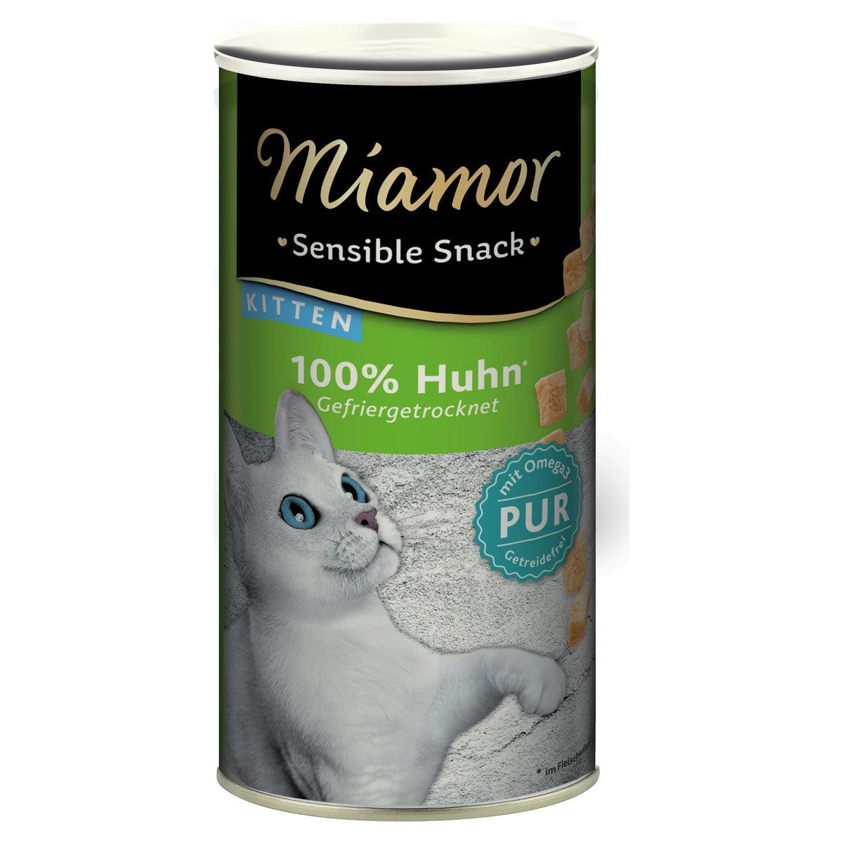 Miamor Sensible Snack Kitten Huhn Pur 30 g - 12 Stück, Snack für: Katze