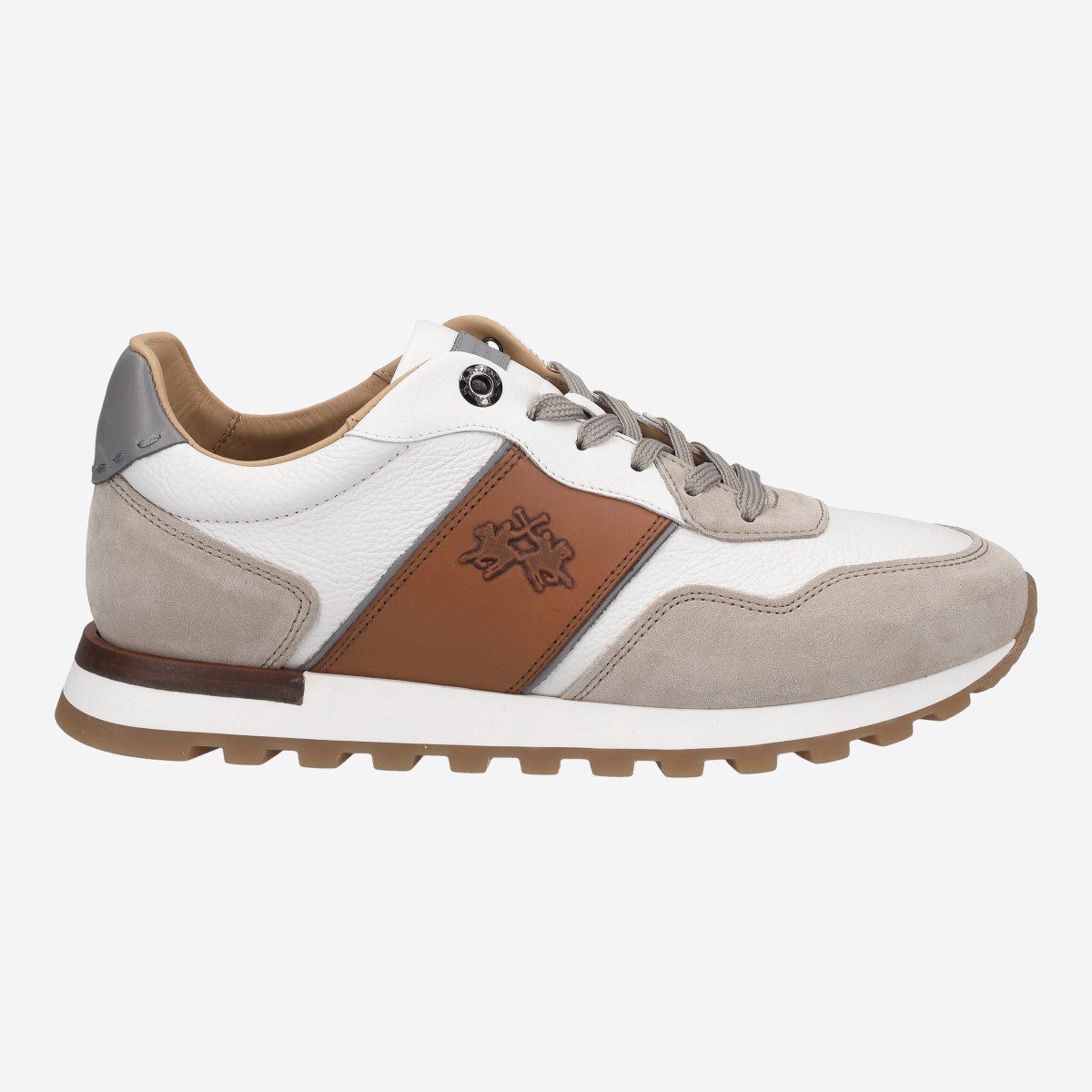 La Martina SAN TELMO, Sneaker in Beige kombiniert für Herren Sneaker