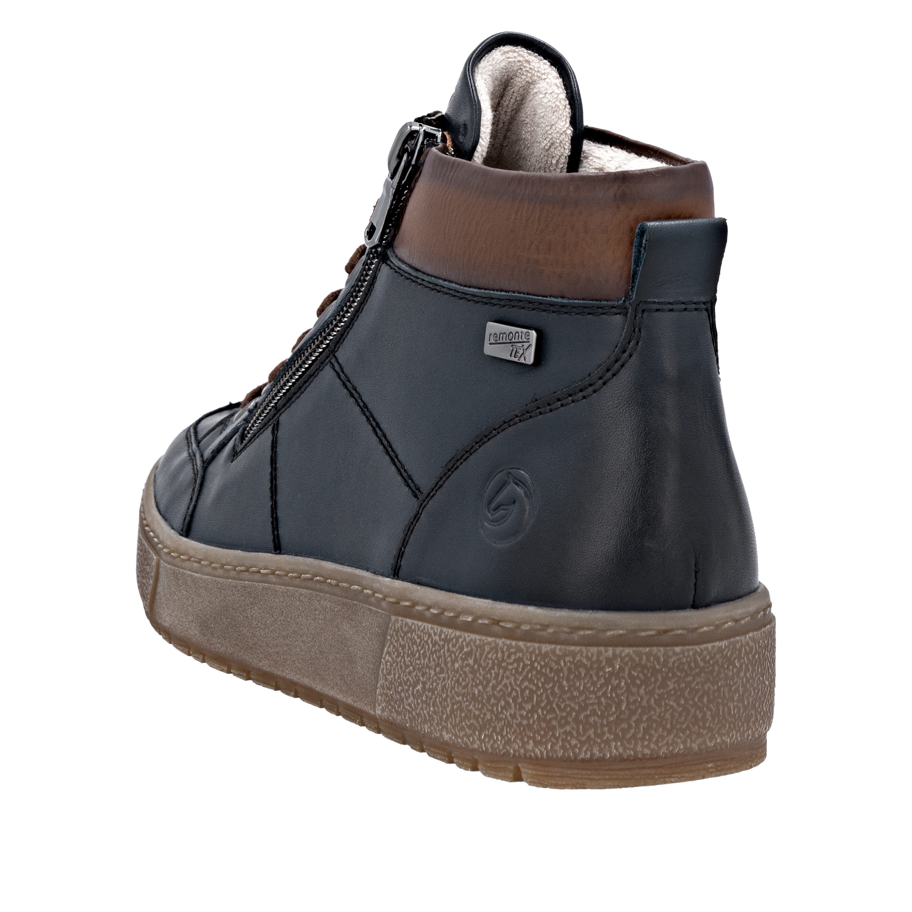 Remonte Plateausneaker Winterstiefelette, Casual Boots mit wasserabweisender TEX-Membran