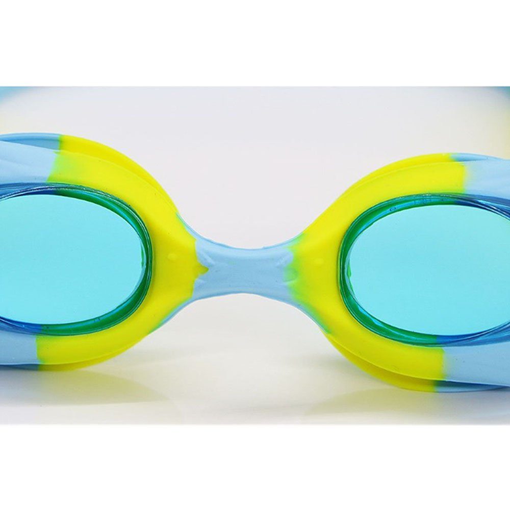Dsen Schwimmbrille Schwimmbrille Brillenetui Kinde,Anti-UV-Schwimmbrille, mit Gelb für