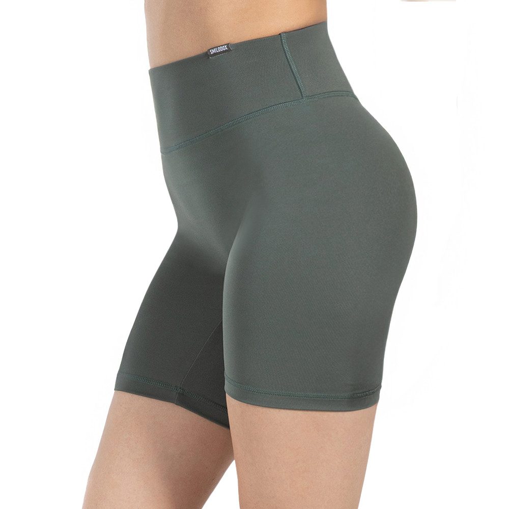 Smilodox Shorts SoftFeel Darbie, High Waist Yogashorts, atmungsaktiv & 4-Wege-Stretch Feuchtigkeitsableitende Radlerhose, schnelltrocknend, Pilates Yoga