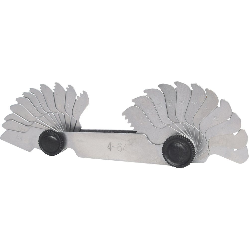 KS Tools Montagewerkzeug KS Tools 301.0090 Gewindelehre, Zollmaße, 22-tlg, L: 6.65 cm