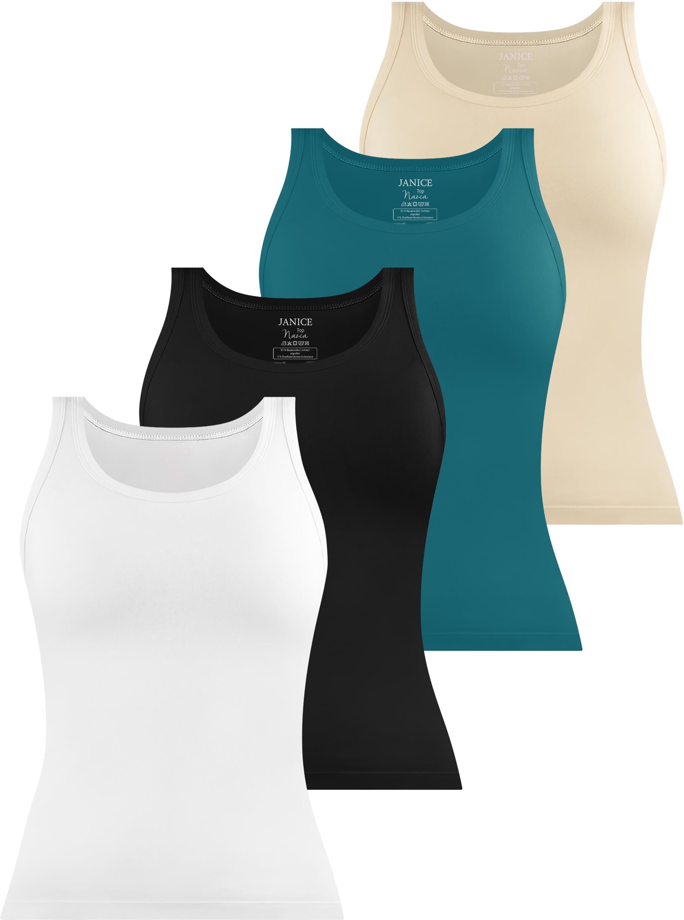 Tanktop 4 x Damen Top Nazca