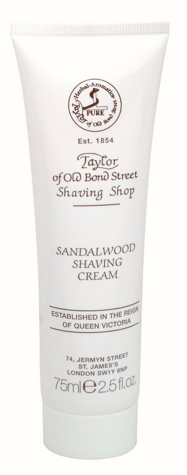 Bond Taylor Sandalwood Rasiercreme Shaving of Old Street Cream Taylor Luxury of Old Bond: