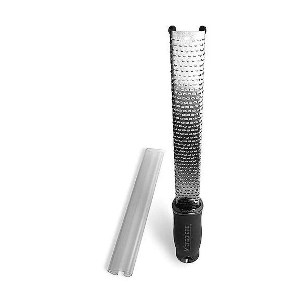 Microplane Küchenreibe Zester-Reibe 32 cm Premium Classic schwarz, Edelstahl- Kunststoff kombiniert, (1-St), Zester-Reibe, 32,50cm, Edelstahl- Kunststoff kombin – Bild 2 von 4