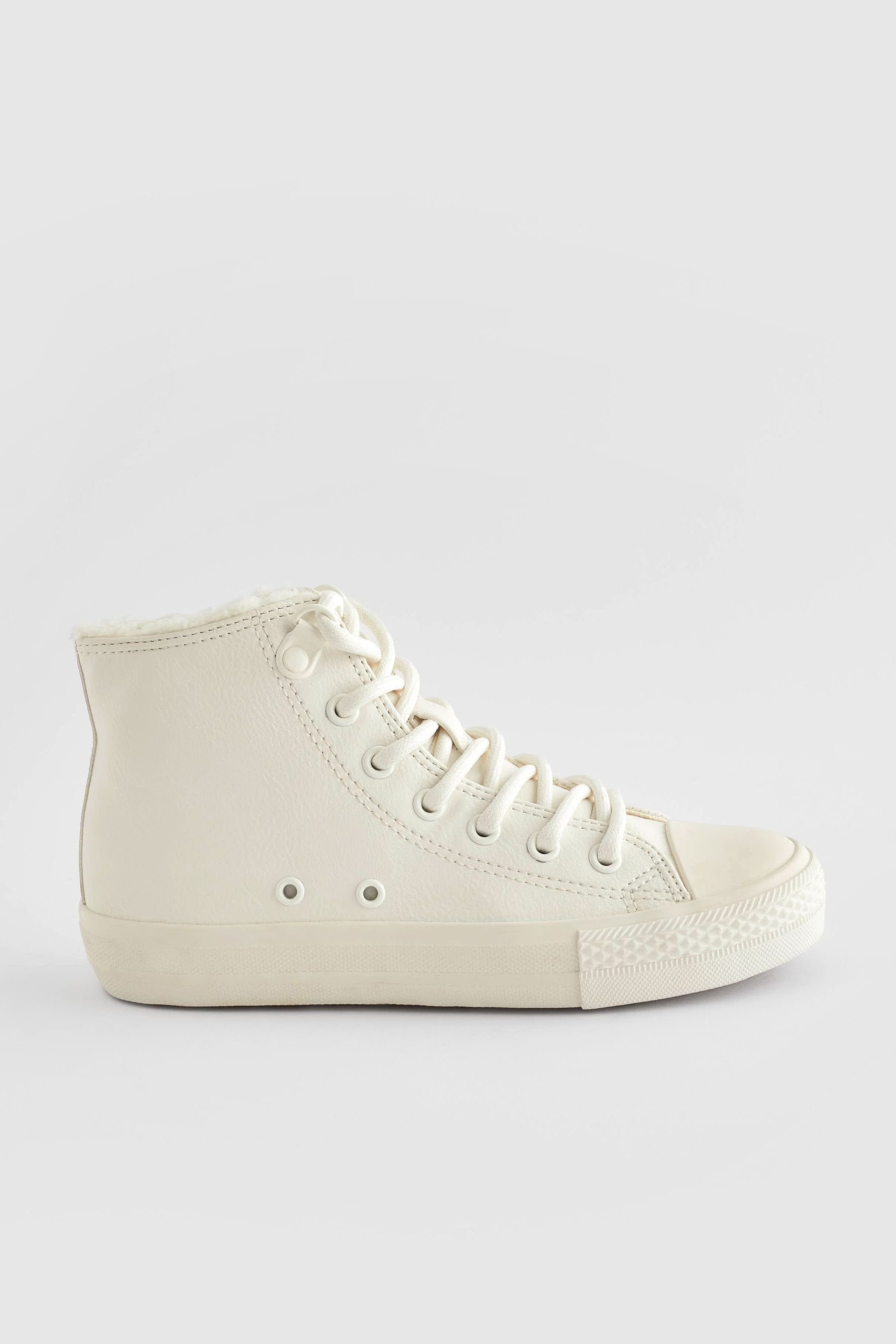 Next Knöchelhoher Sneaker Sneaker (1-tlg) White Faux Fur Lined