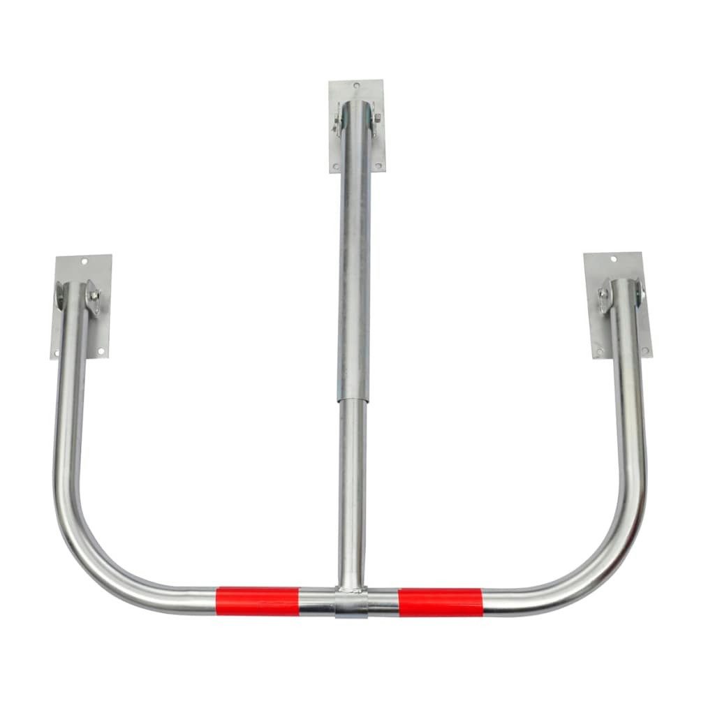 vidaXL Parkplatzsperre klappbar Alarmanlage