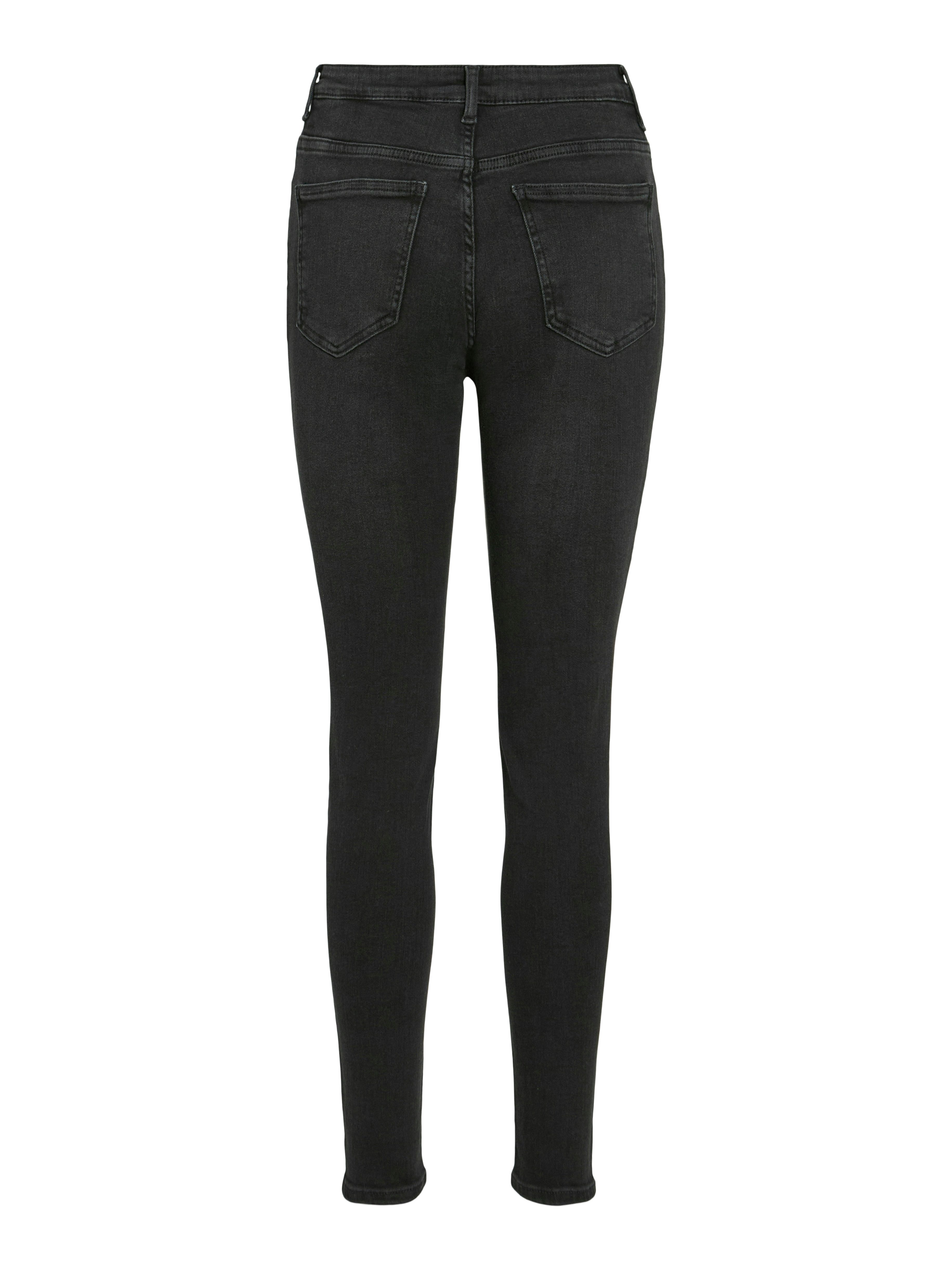 Vila Skinny-fit-Jeans VISARAH RW SKINNY JEANS BLK BUB00-NOOS