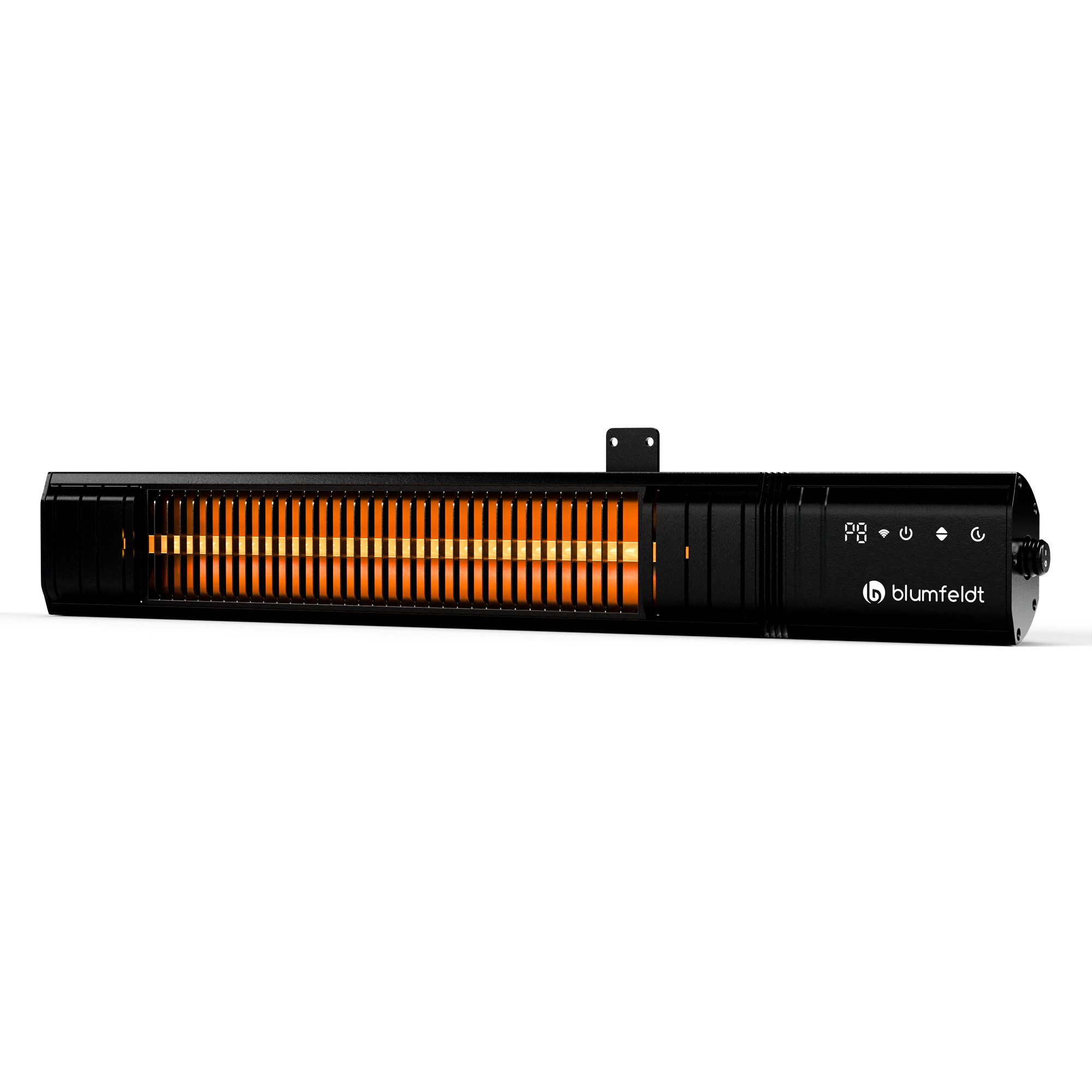 blumfeldt Terrassenstrahler Gold Bar Slim 2000, Heizung Elektrische Heizstrahler Outdoor Terrasse Touch App