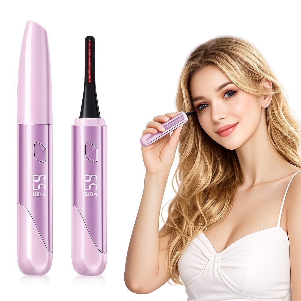 MOPUEA Wimpernzange Elektrische Wimpernzange 4 Gang Temperaturregelung mit LED-Display, set, 1-tlg., 15s Schnelle Hitze, Langanhaltende Wimpern-Curl für Alle Wimpernarten