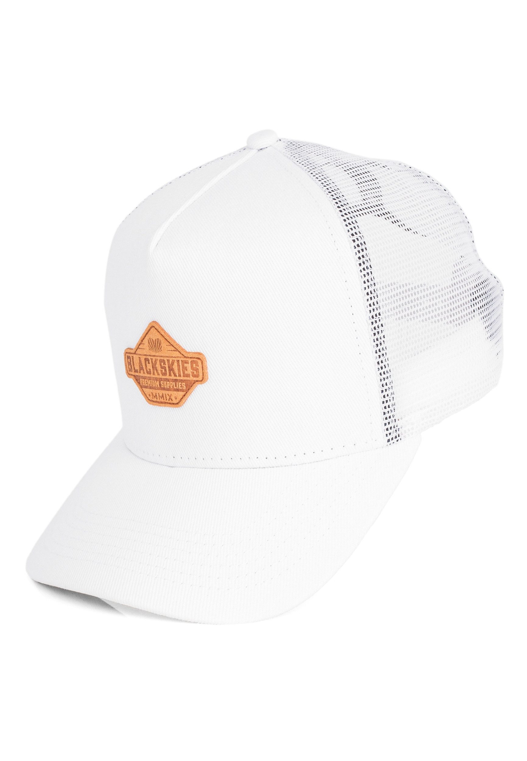 Blackskies Baseball Cap Essentials Trucker Cap Weiß-Braun