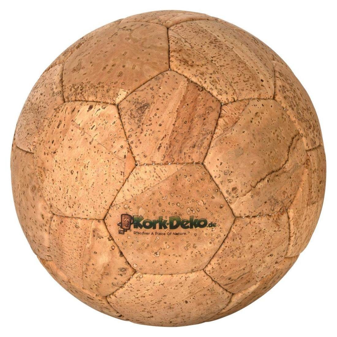 Kork-Deko.de Fußball aus Kork Plastik Alternative Leder und zum als