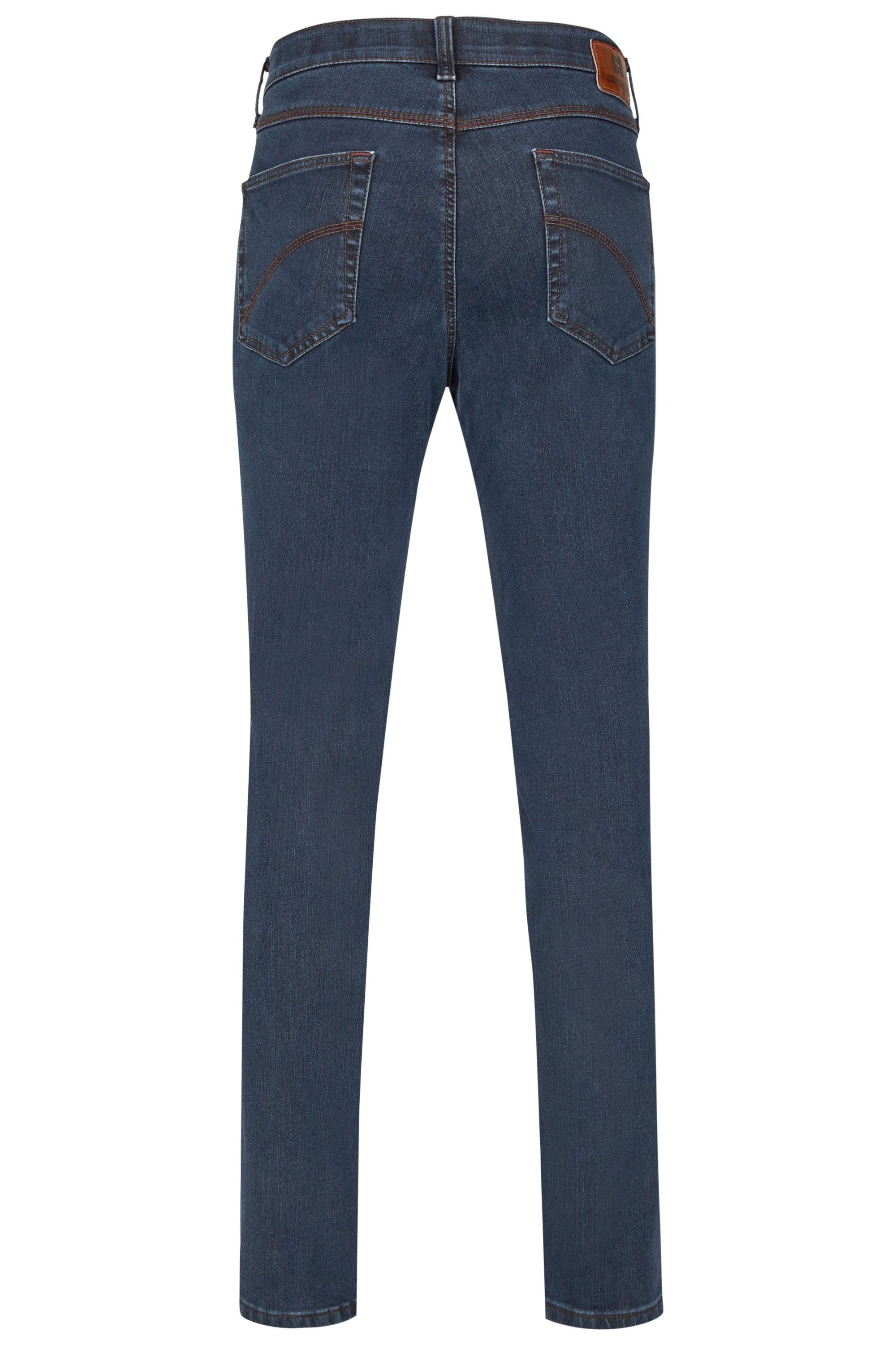 Club of Comfort Chinohose Herren Jeans Henry blau