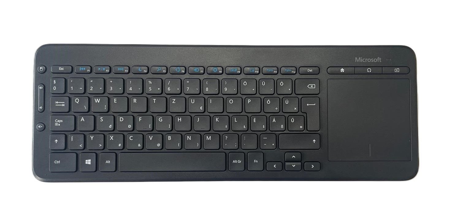 Microsoft All-in-One Media Tastatur mit Touchpad Ungarische QWERTZ -siehe Bilder Tastatur