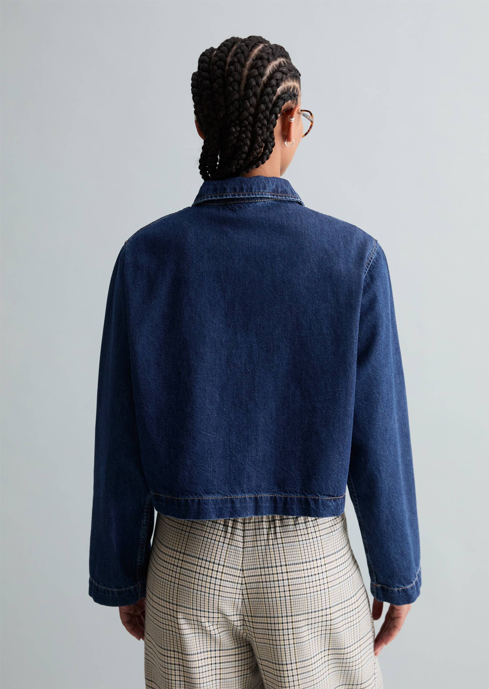 Marc O'Polo DENIM Langarmbluse Denim Blouses Longsleeve, Half Plac – Bild 4 von 4