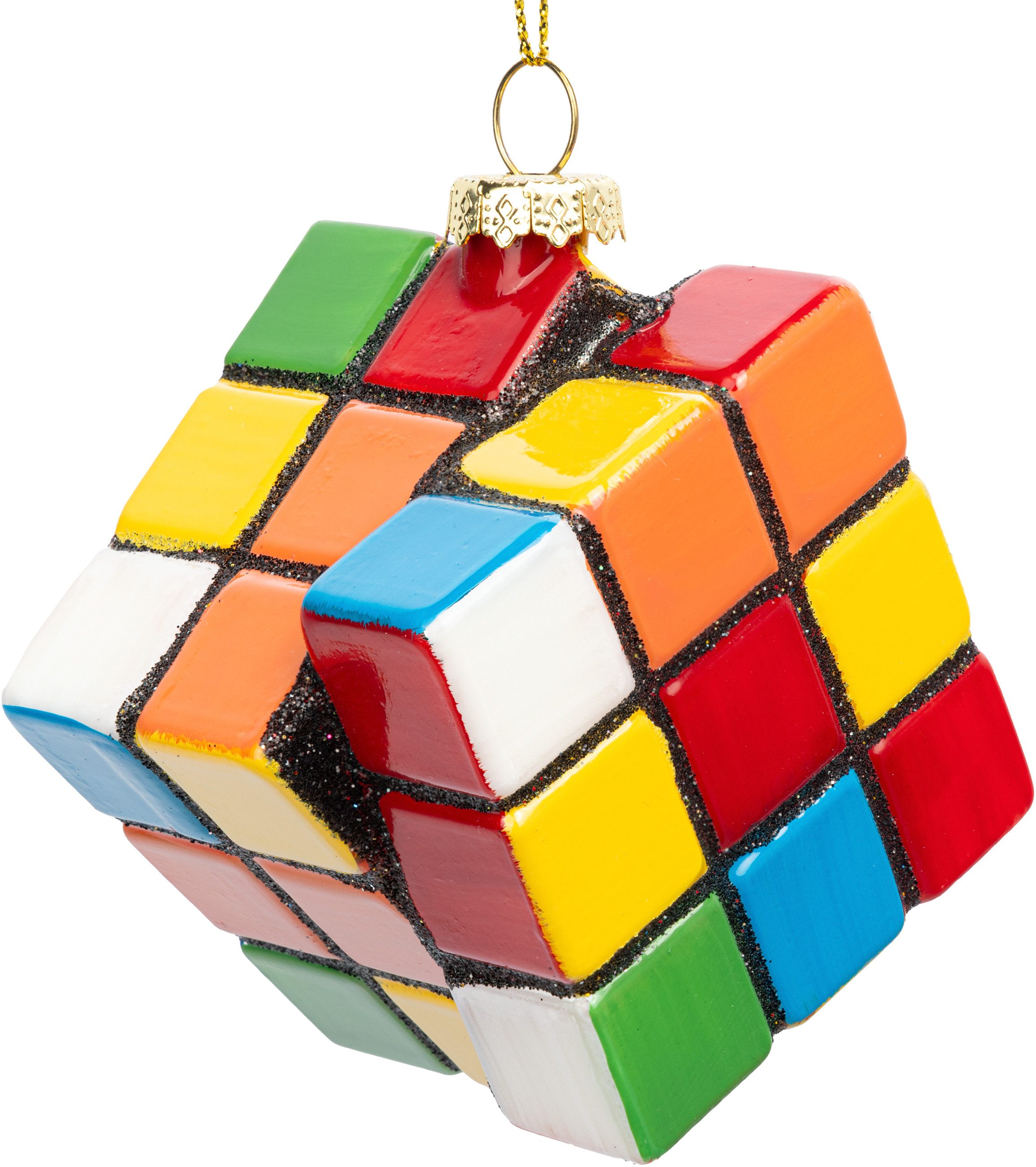 SIKORA Christbaumschmuck Zauberwürfel besondere Weihnachtskugel Glas Anhäng günstig online kaufen