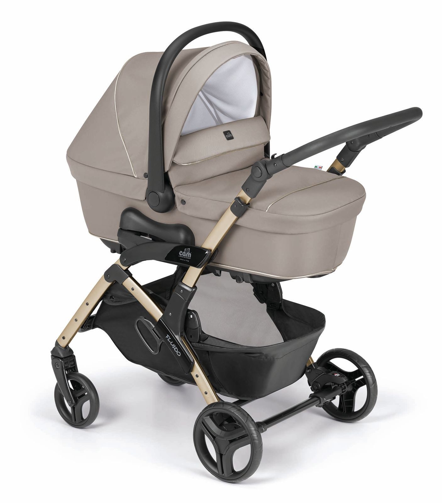 Kombi-Kinderwagen CAM Kinderwagen Fluido Easy Kombi 2in1