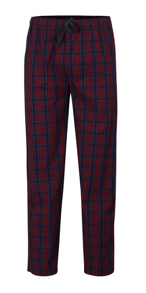 TOM TAILOR Herren Pyjama Hose Lang Schlafanzughose 