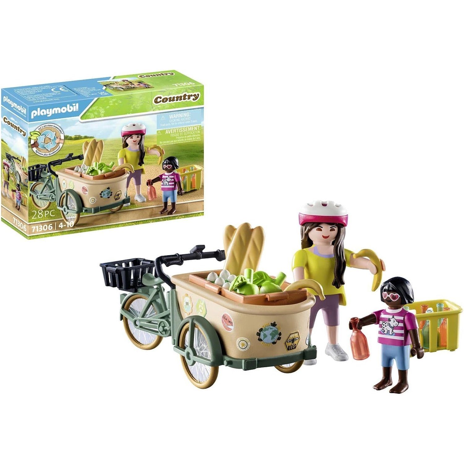 Playmobil® 71306 Lastenfahrrad Konstruktions-Spielset günstig online kaufen
