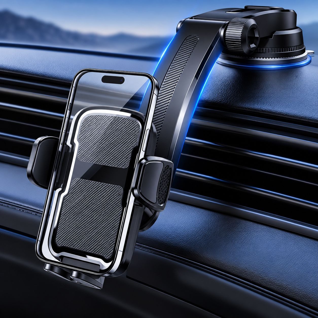NEXGEN LUXUS HANDY-ZUBEHÖR Smartphone-Halterung Handy-Halterung Autohalter Lüftung Armaturenbrett KFZ Halter