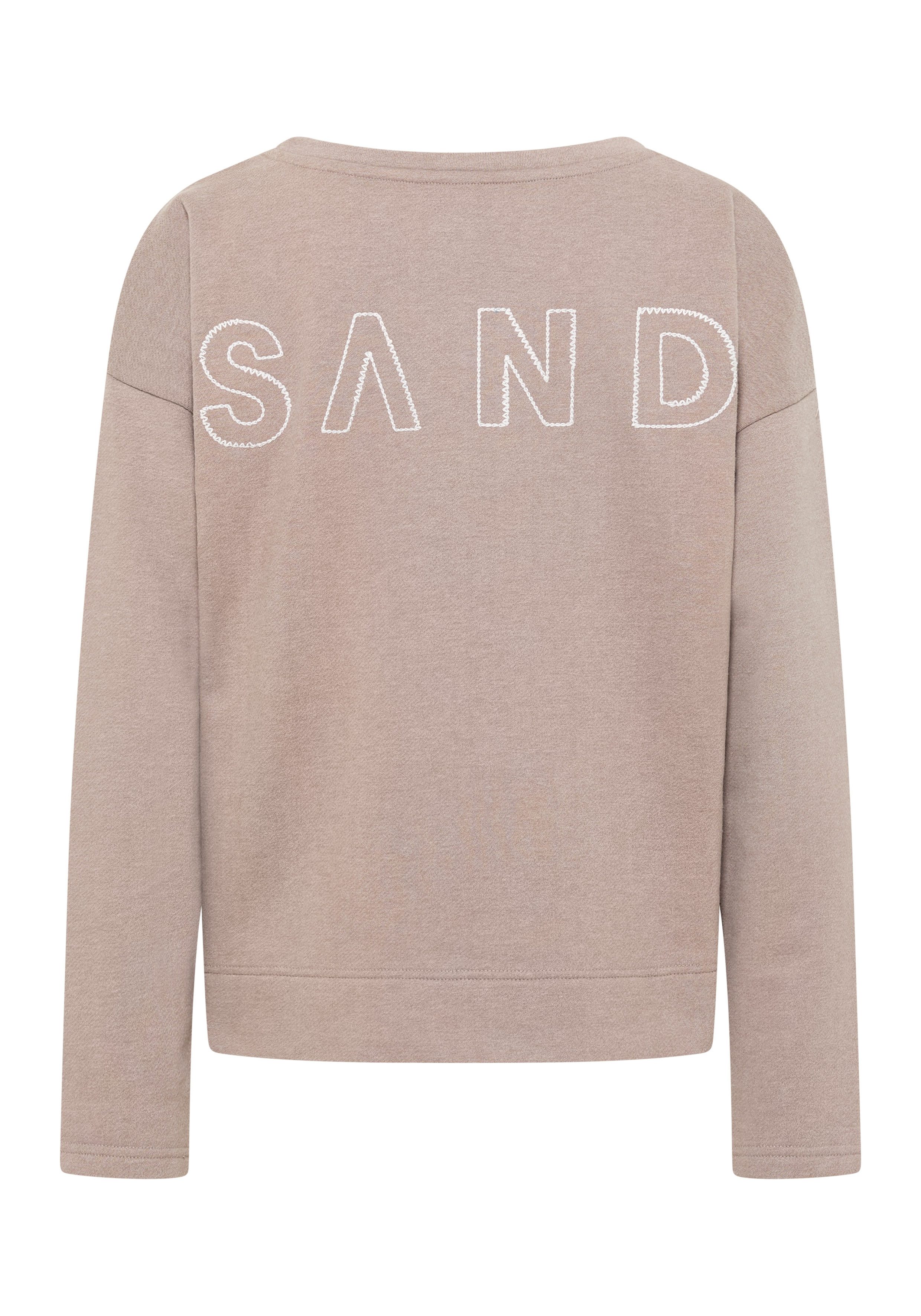 Elbsand Sweatshirt Arvid weiter Ausschnitt, leicht überschnittene Schultern