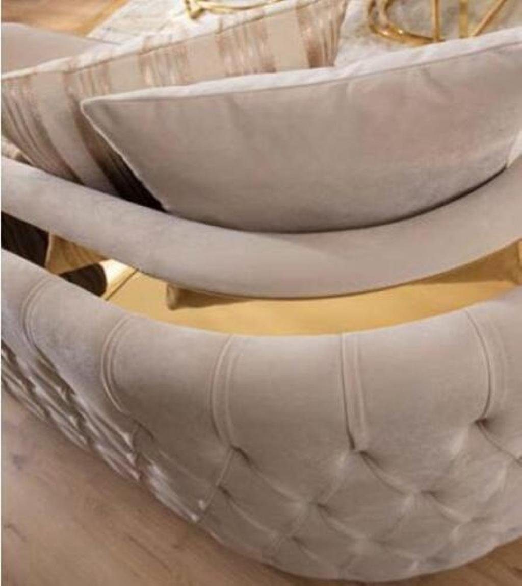 1er Chesterfield-Sessel Design Moderne Wohnzimmer Einsitzer JVmoebel Chesterfield Luxus Sessel