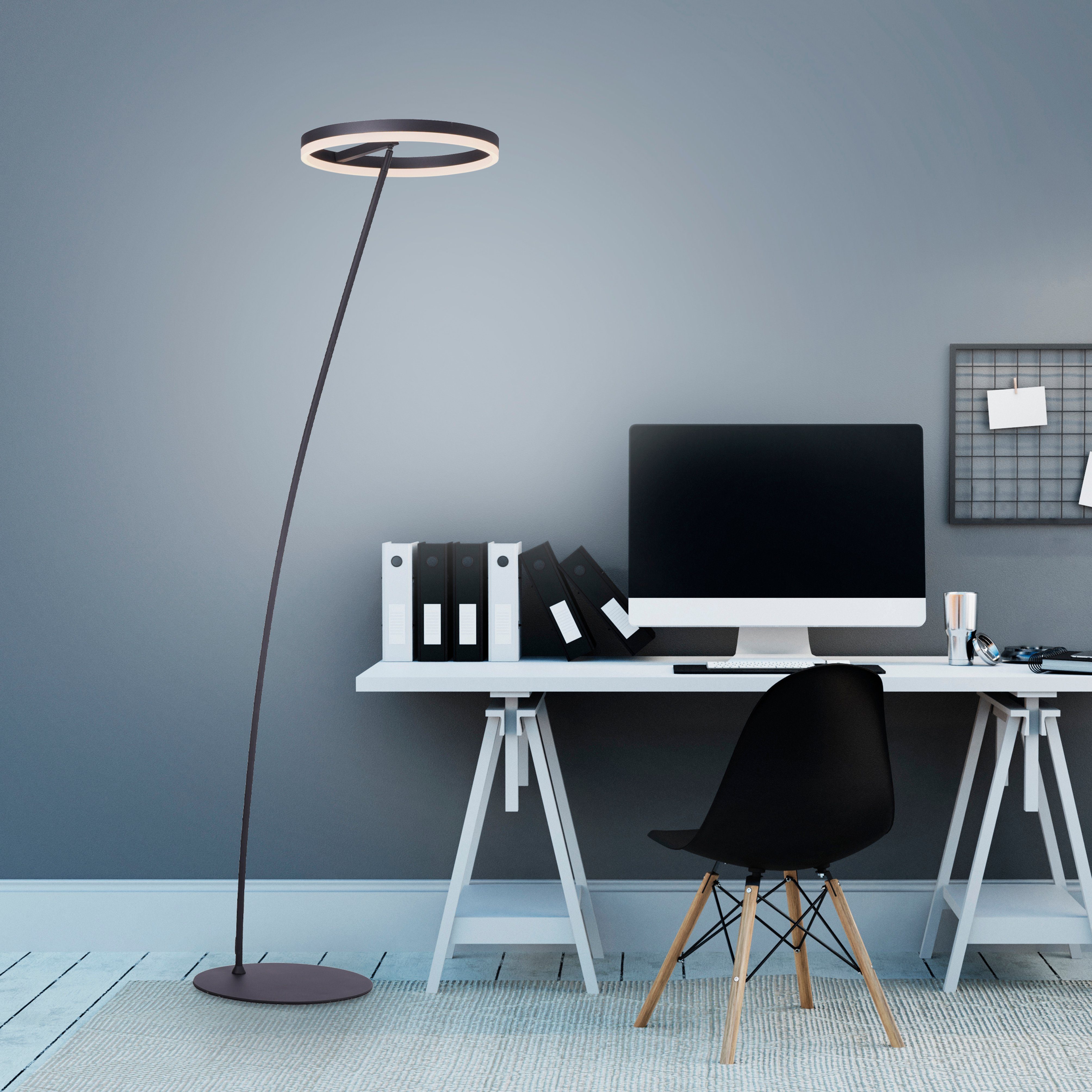 Paul Neuhaus Stehlampe TITUS, Dimmfunktion, LED fest integriert, Warmweiß, günstig online kaufen
