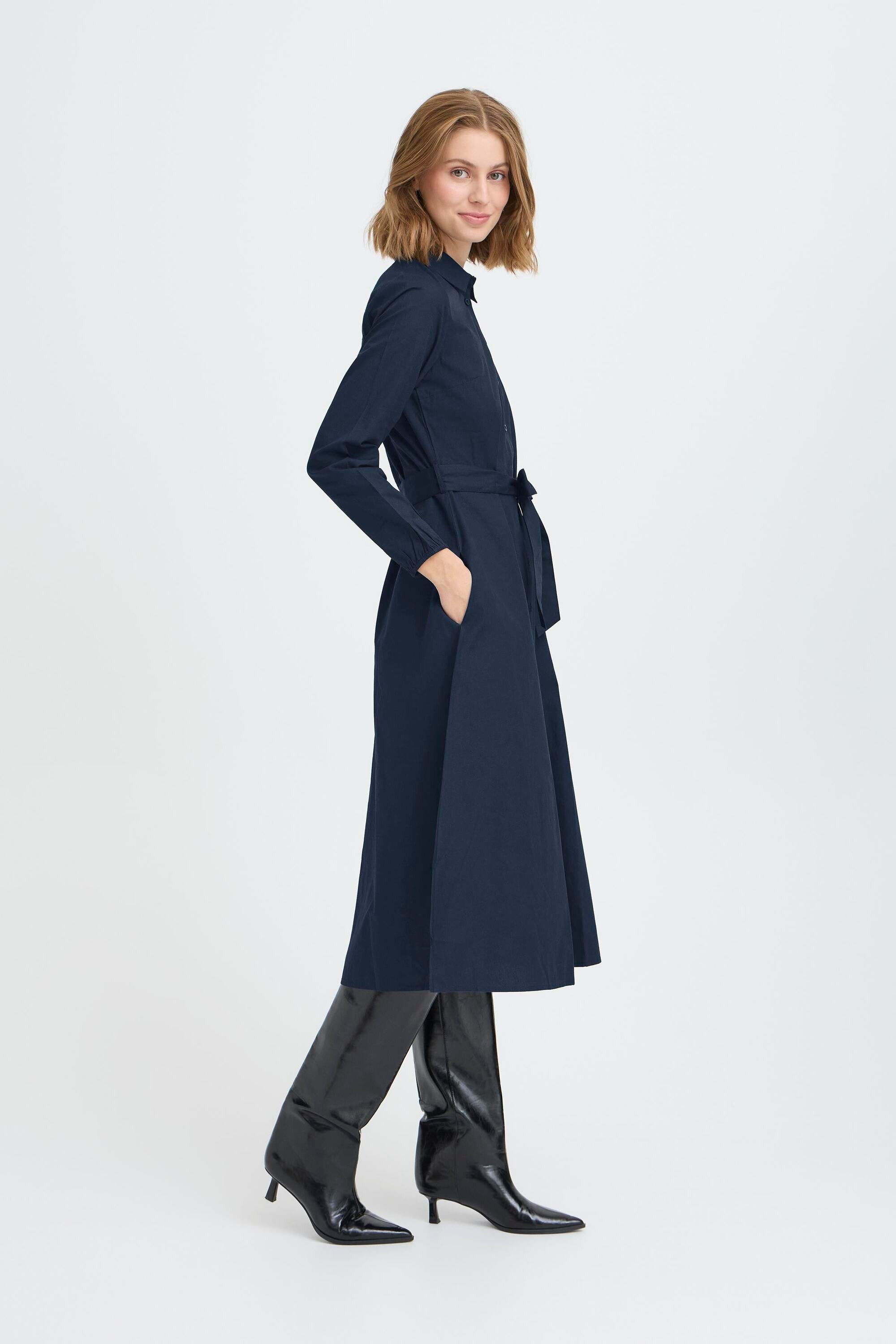 ICHI Blusenkleid Kleid IHFANTY