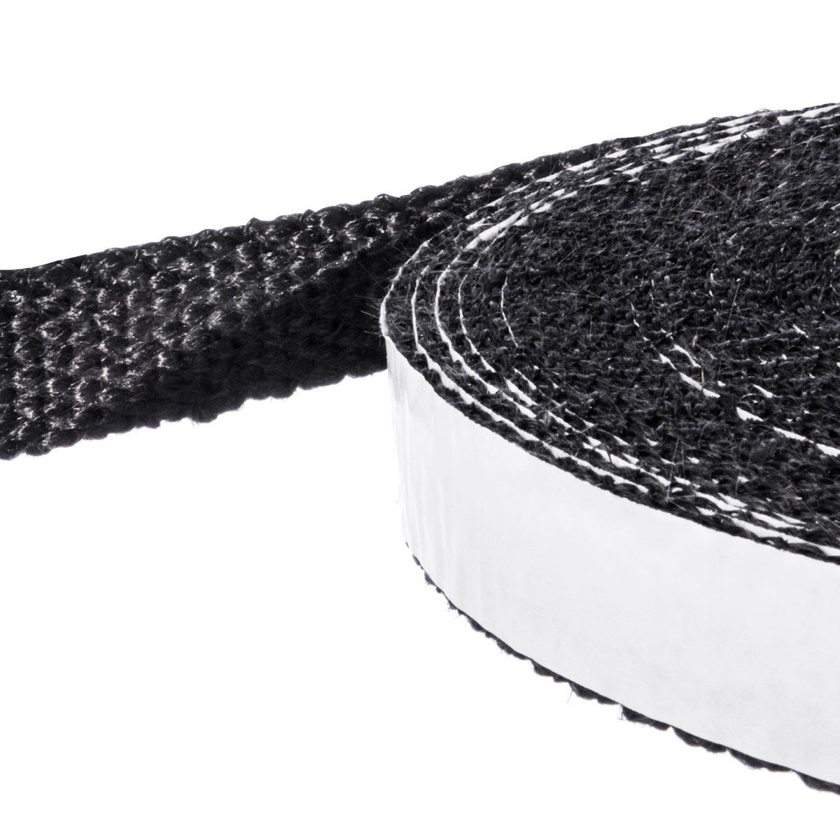 STEIGNER Dichtungsband STEIGNER Ofendichtschnur Kamindichtung selbstklebend aus GLASFASERN, (1m Rolle, 1-St), hitzebeständig bis 550°C, Schwarz, 1m, 10x2mm, SKD – Bild 2 von 5