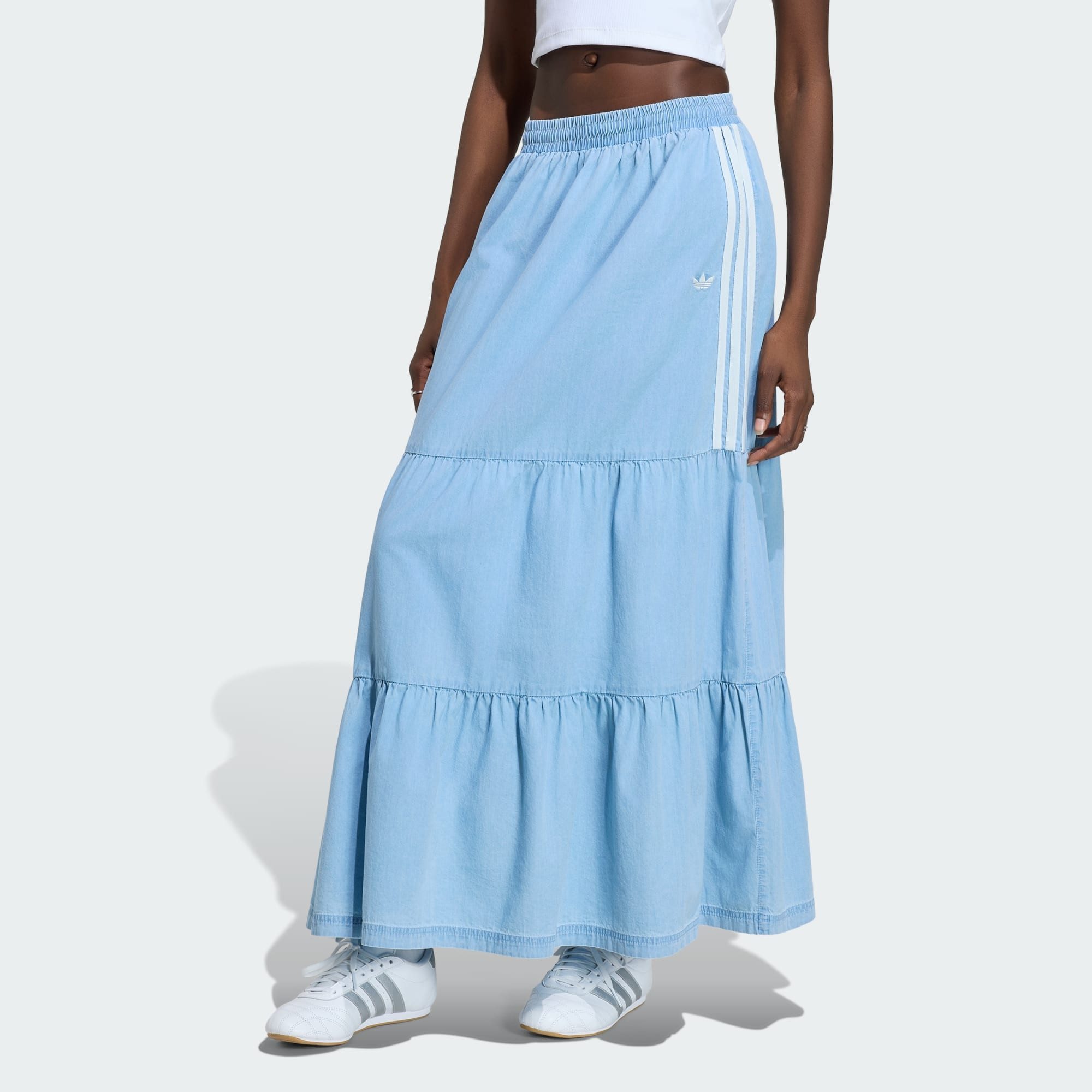 adidas Originals Jeansrock ADIDAS ORIGINALS SUMMER GLOW JEANSROCK (1-tlg)