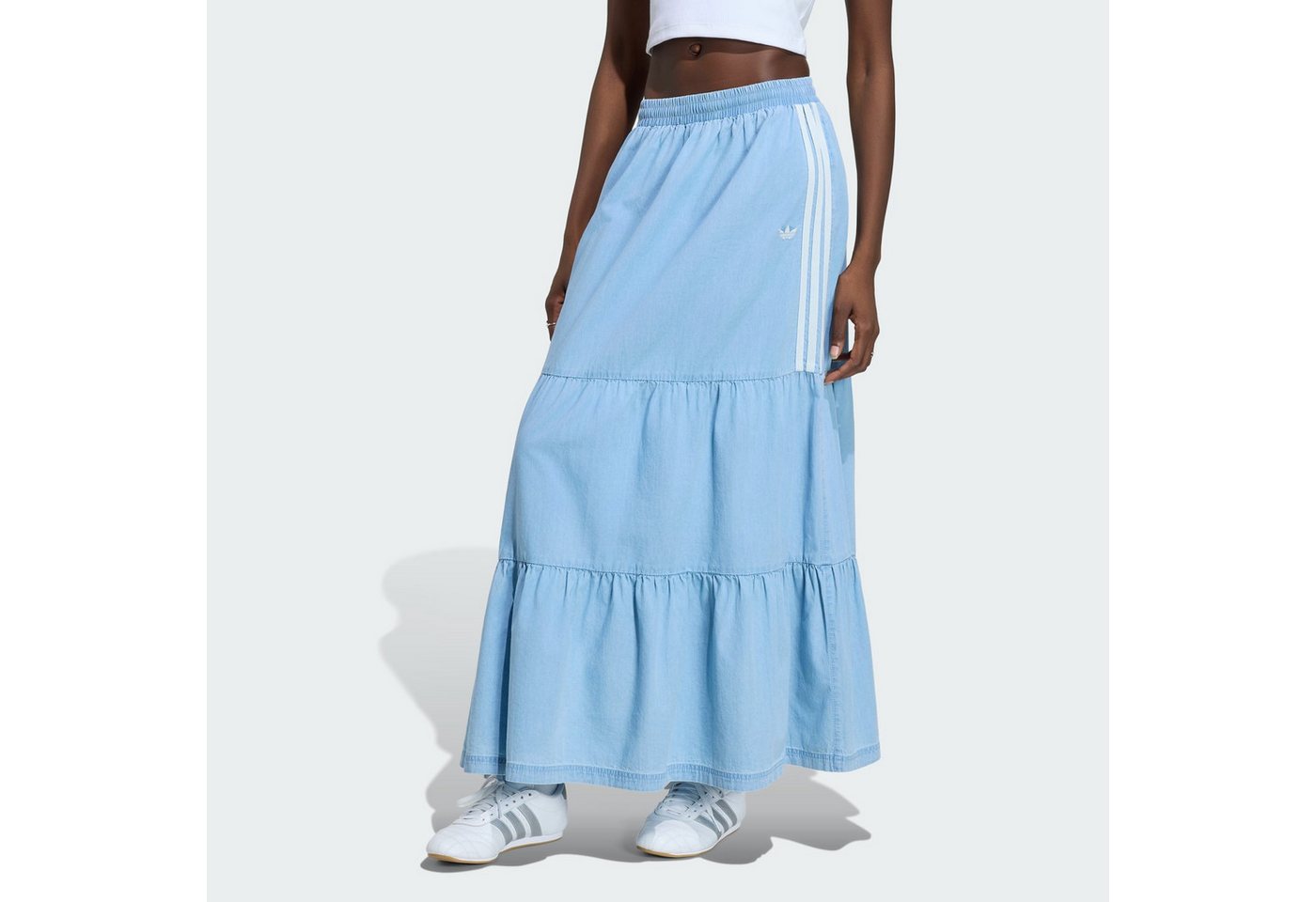 adidas Originals Jeansrock ADIDAS ORIGINALS SUMMER GLOW JEANSROCK (1-tlg)