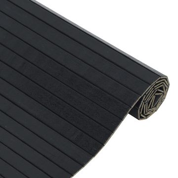 Teppich Teppich Rechteckig Schwarz 100x500 cm Bambus, vidaXL, Rechteckig