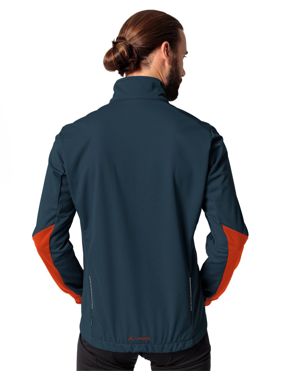 VAUDE Outdoorjacke Men's dark Jacket kompensiert Klimaneutral Softshell (1-St) II Matera sea