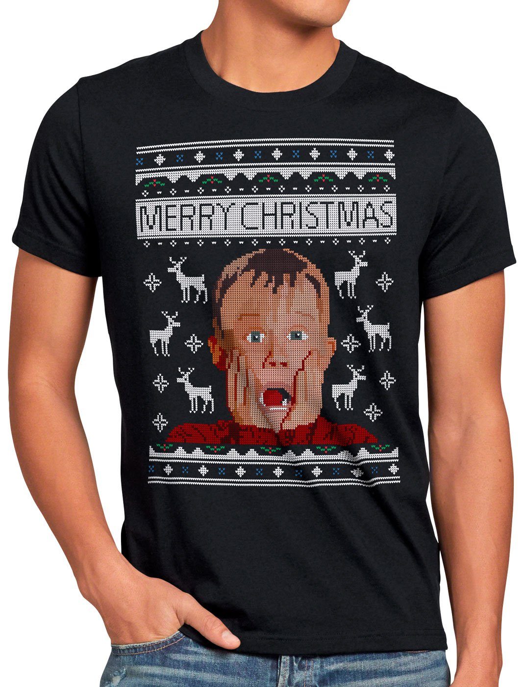 style3 T-Shirt Kevin allein zu Haus günstig online kaufen