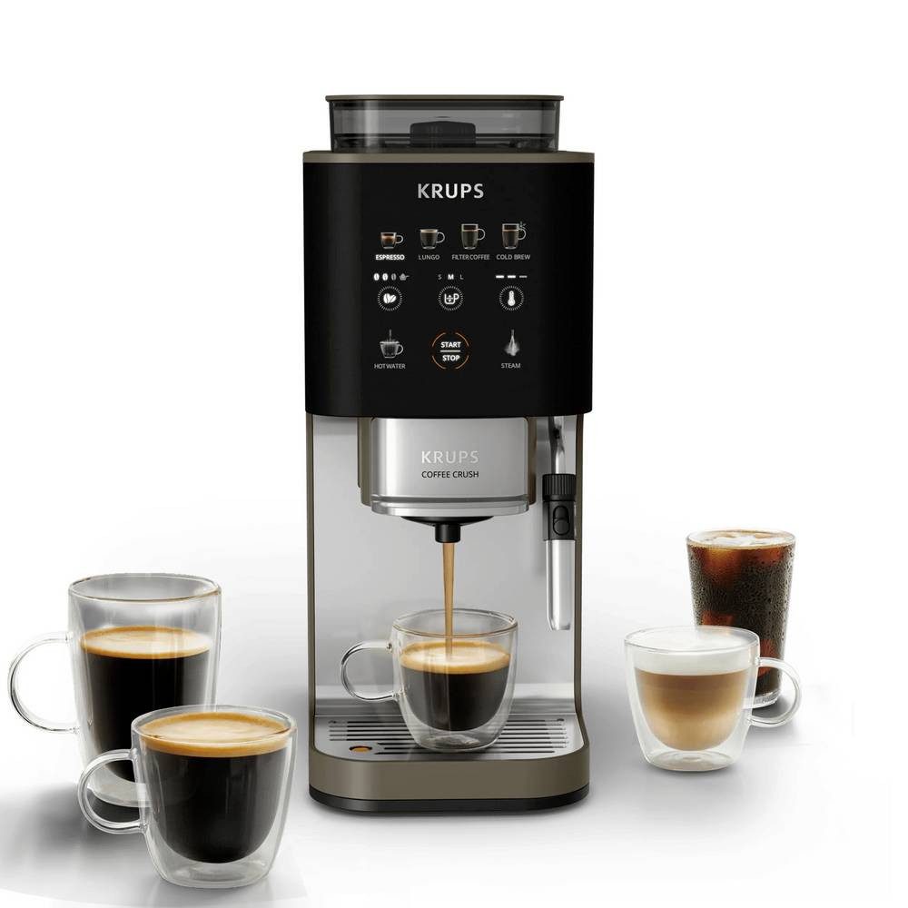 Krups Kaffeevollautomat, mit Milchaufschäumdüse