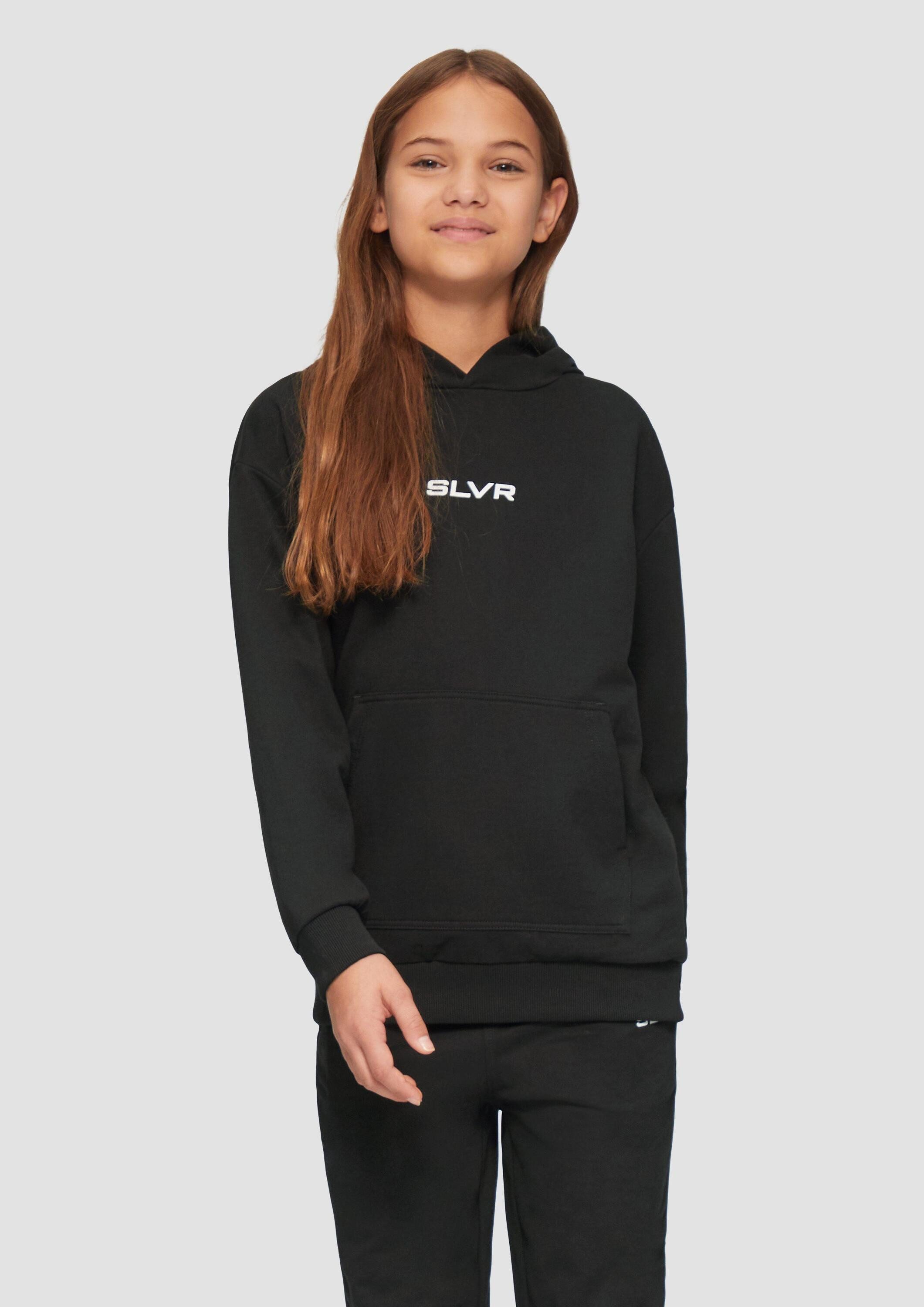 s.Oliver Sweatshirt Sweatshirt Unisex Kapuzen-Sweatshirt mit Känguru-Tasche und Frontprint – Bild 4 von 5