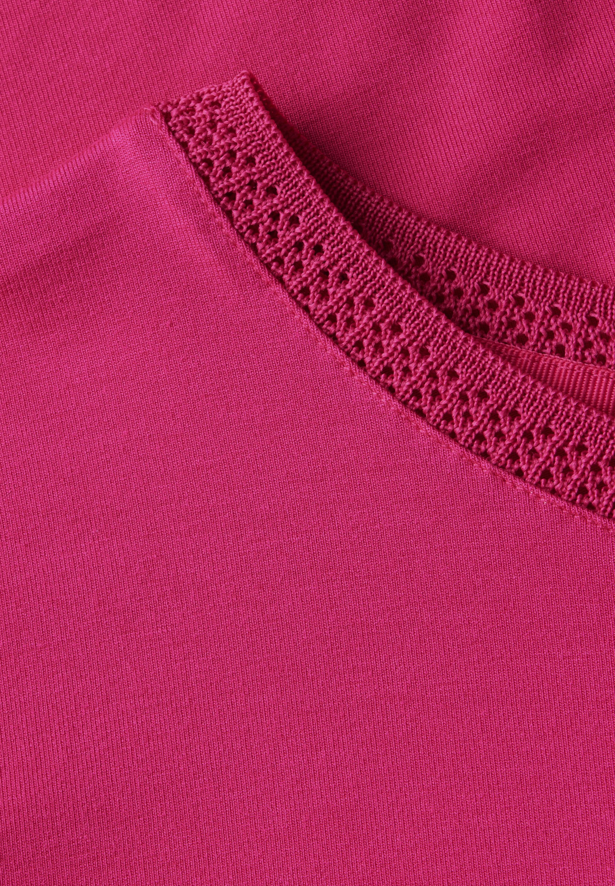 STREET ONE T-Shirt mit U-Boot-Ausschnitt